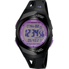 Women's casio sport runner 60-lap memory watch str300-1c