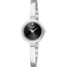 Womens Citizen Ecodrive Silhouette Bangle Watch In Stainless Steel(ew9920-50e)