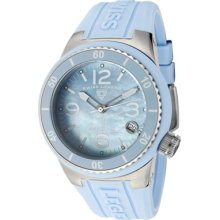 Women's Neptune (40 mm) Baby Blue MOP Dial Baby Blue Silicone ...