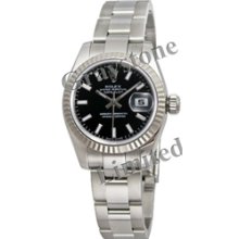Women's Rolex Oyster Perpetual Lady-Datejust Watch - 179174_BlkIO