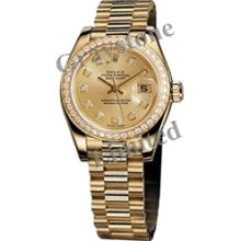 Women's Rolex Oyster Perpetual Lady-Datejust Watch - 179178_CChampDDCDBP