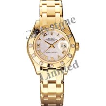 Women's Rolex Oyster Perpetual Lady-Datejust Pearlmaster Watch - 80318_WhtMOPR