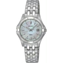 Women's Stainless Steel Le Grand Sport Mother Of Pearl
