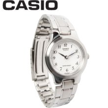 100% Genuine Casio Ltp1131a-7b Women's Metal Fashion White Dial Analog Watch