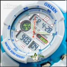 100pc/lot,wrist Sport Watch,ladies Watch,plastic And Digital,2012new