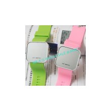 100pcs/lot plastic led watch fashion watch odm digital fashion waterpr