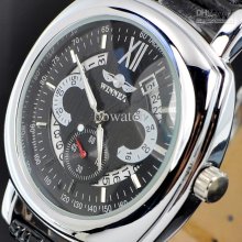 10pcs Promotion Mechanical Watch With Calendar Automatic Men's Luxur