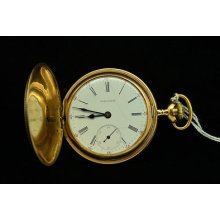 1900 Waltham Pocketwatch 15 Jewel Size 16 Model 1899 -gf Hunter Case -runs Great