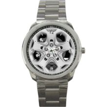 2012 Ford fusion 4-door-sedan-se-fwd Wheel Sport Metal Watch - Stainless Steel