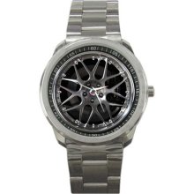 2012 Ford Mustang Blue-Angels-edition Rims Wheel Sport Metal Watch - Stainless Steel