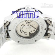 2012 Hotsale Automatic Silver Stainless Men Diamond Watch Date Light