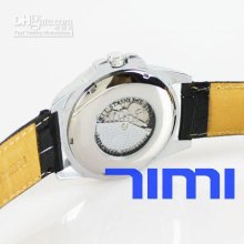 2012 Hotsale Moonphase Men Wrist Automatic Mechanical Black Watch