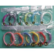 30pcs Unisex Anion Sport Watch Jelly Led Watches Digital Sports Brac