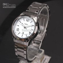 5 Pieces Famous Design Wristwatch N0435 Men White Face Date Black Pa