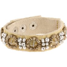 $58 Juicy Couture Wanderlust Embellished Wrap Bracelet Tan