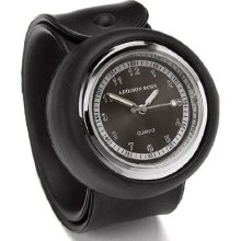 Addison Ross Unisex Quartz Watch With Black Dial Analogue Display And Black Silicone Strap Wa0060