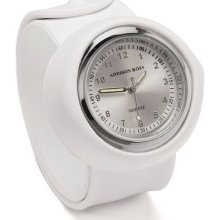 Addison Ross Unisex Quartz Watch With White Dial Analogue Display And White Silicone Strap Wa0061