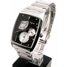 Agnes B Calendar Display Stainless Steel Men's Watch Bn3006p