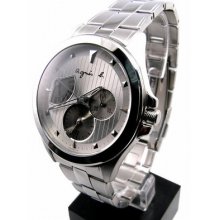 Agnes B Calendar Display Stainless Steel Men's Watch Bn7001p