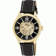 Akribos XXIV Men's AK494YG Skeleton Automatic Strap Watch