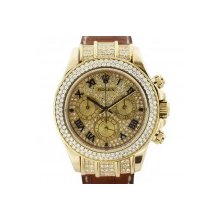 All Diamond Rolex Daytona 116518 Mens Watch