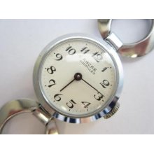 Ancre White Dial N.o.s. Ladies Manual Wind Watch Running