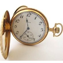 Antique 14k Solid Gold Elgin Pocket Watch,s12,17j, Hunter Case,run 64 Grams
