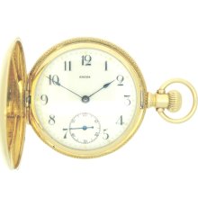 antique 18K gold Omega pocket watch