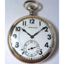 Antique 1926 Hamilton Watch Co Lancaster Pa 992 Pocket Watch 21 Jewels Size 16