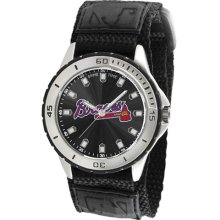 Atlanta Brave wrist watch : Atlanta Braves Veteran Nylon Watch