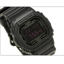 Authentic Casio Dw-5600ms-1 G-shock Military Series Black Watch