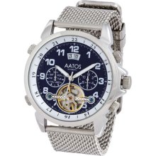 Automatic Mens Wrist Watch Stainless Steel Case & Band Ssbl