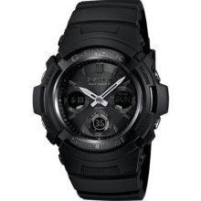 Awgm100b-1 Casio Mens Watch G-shock Chronograph Atomic