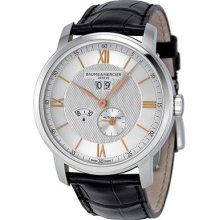 Baume Et Mercier Classima Silver Dial Stainless Steel Mens Watch Moa10038