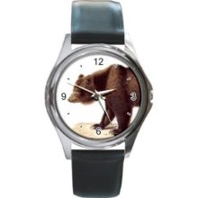 Bear Profile Unisex Animal Art Wrist Watch NEW