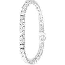 Beautiful 8.37 ct Diamond Tennis Bracelet 18K White Gold