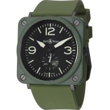 Bell & Ross Aviation BRS BRS-MLTRYCRMCRB Unisex wristwatch