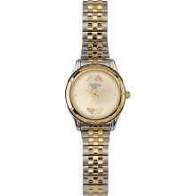 Black Hills Gold Womens 2-Tone Expansion Watch