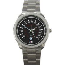 BMW M SERIES Sport Metal Watch - Stainless Steel - Maroon
