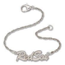 Boston Red Sox Script Bracelet by LogoArtÂ®