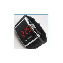 brand new nice style men red led digital watch sport red hot sale