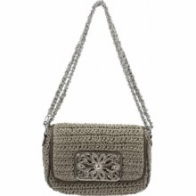 Brighton Azita Flap Bag Soft Grey-Pewter