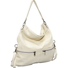 Brynn Capella Lauren Crossbody Fold Over Bag - Sail