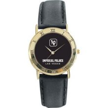 Budget Collection Gold Watch With Roman Numerals On Gold Bezel Budget Collection Gold Watch With Roman Numerals On Gold Bezel