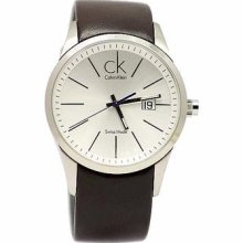 Calvin Klein Men s K2246138 Brown Leather Analog Watch