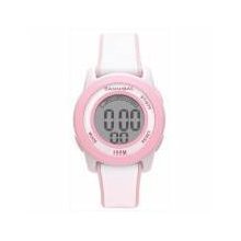 Cannibal Active Ladies White & Pink Digital Rubber Strap Watch