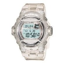 Casio Baby Digital Sport Transparent Clear Syurdy Women's Watch Alarm Cool