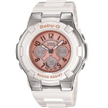 Casio Baby-G BGA110-7B2 White Multi-Function Sport Women's Watch