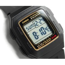 Casio Classic Black Resin Illuminator Digital Watch F201 F201wa F-201wa-9a