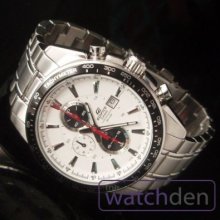 Casio Edifice White Dial Chronograph - Ef-547d-7a1vef